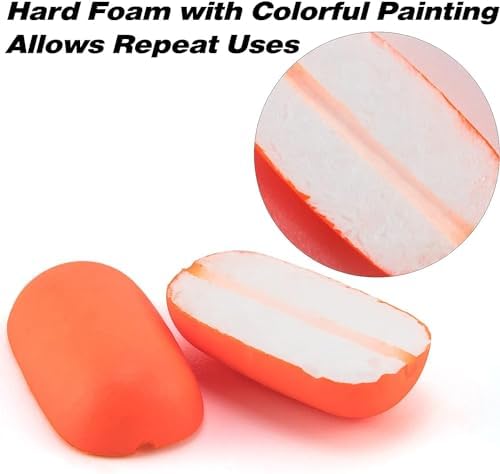 Dr.Fish 30 Pack Fishing Rig Floats Pompano Floats Walleye Rig Lure Making Accessories Surf Fishing Foam Snell Bobbers - Image 4