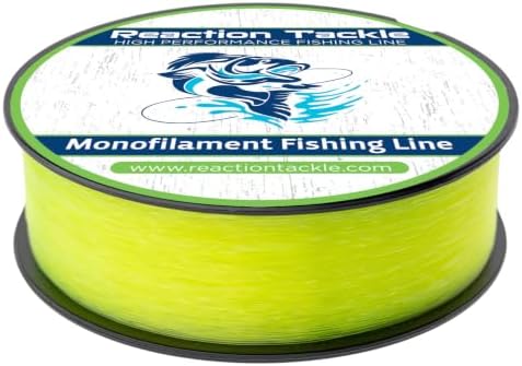 Reaction Tackle Monofilament Fishing Line, Pro Grade Nylon Mono Line by ReactionTackle