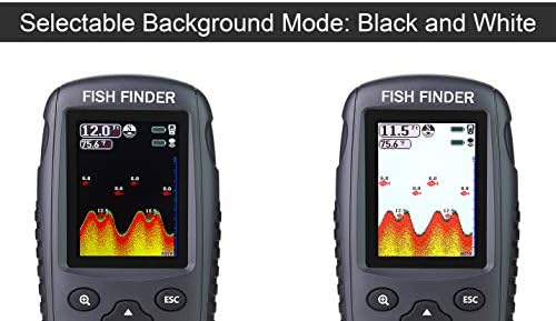 Portable Rechargeable Fish Finder Wireless Sonar Sensor Fishfinder Depth Locator with Fish Size, Bottom Contour, Color LCD Display - Image 2