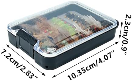 36PCS Fly Fishing Flies Kit with Storage Box, Hand Tied Flies for Lakes - Image 4