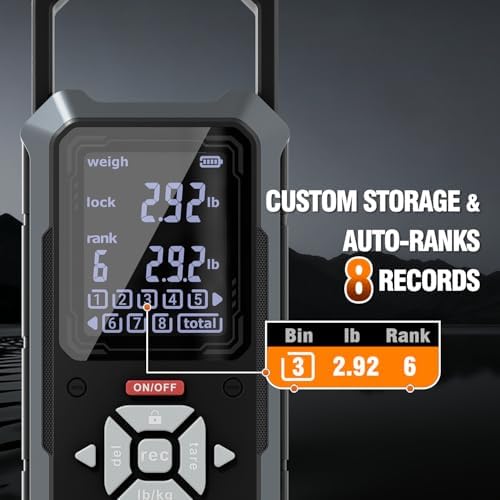GRAM PRES Fish Scale 88lb/40kg, Digital Tournament Fishing Weight Scale - Image 3