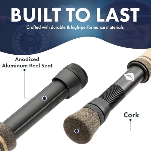 LAMSON Liquid Moderate/Medium-Fast Action Fly Fishing Rod, All-Water - Image 3