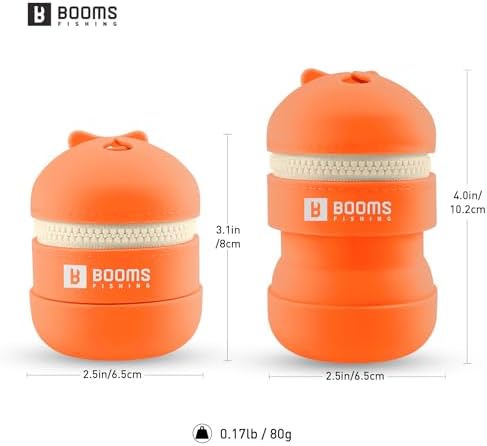 Booms Fishing Portable Trash Pouch: Silicone Expandable & Collapsible Fishing Line Waste Cantainer - ST2 Eco-Friendly Reusable Garbage Holder for Fishing, Hiking, Camping & Outdoor Activities - Image 6