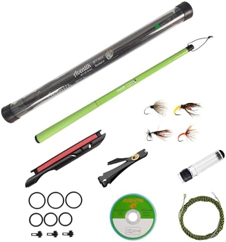 Aventik FreshStart Tenkara Rod in 7ft/8ft Action 7:3 Complete Beginner Kit by EUPHENG