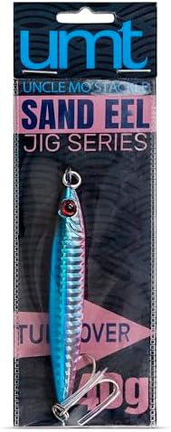 UMT 40g 60g Casting Jig for Sea Bass, Fluke, Porgy, Tautog - Set with Super Sharp Treble Hook, Multi-Colors - Saltwater & Freshwater Compatible Available in Single, 5, 10 Packs - Image 3