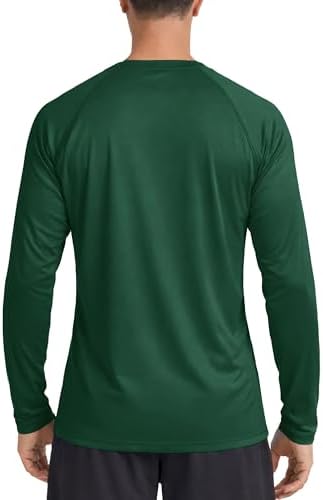 Boladeci Men's UPF 50+ Sun Protection UV SPF Shirts Long Sleeve Lightweight Quick Dry Swim T-Shirts Rash Guard - Image 6
