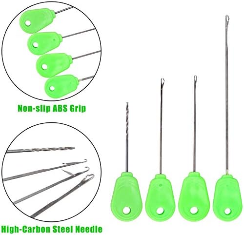 Carp Fishing Bait Rig Tool Kit Baiting Rigging Needle Swinger Driller Fishing Scissors Boilie Stops Stopper Carp Fishing Tackle Kit - Image 2