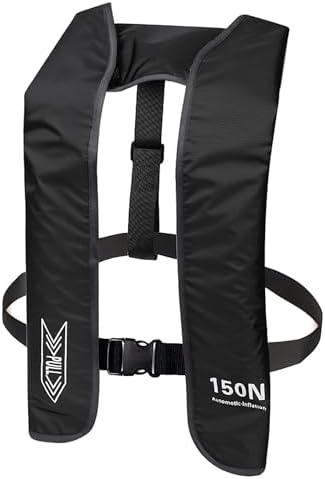 Inflatable-Life-Jacket| Lightweight Life-Vest for Adults| Automatic Inflatable-PFD| Supports up to 300 lbs by samilalago