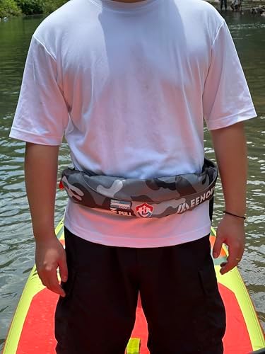 Adult Automatic Inflatable Belt Pack Waist PFD for SUP Fishing Kayaking - Image 6