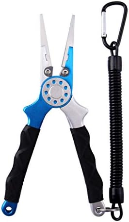Saltwater Fishing Pliers, Aluminum Braid Cutter with Sheath - Image 6