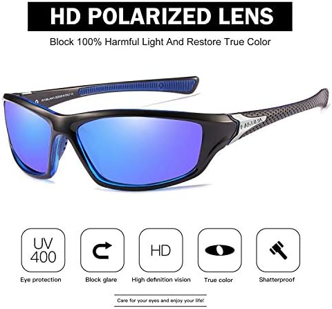 FAGUMA Sports Polarized Sunglasses For Men UV400 Protection - Image 3