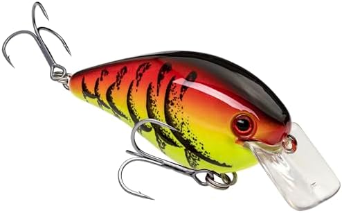 Strike King KVD 1.5 Hard Knock Fishing Lure, 3/8 oz, 3D Lifelike Eyes - Image 2