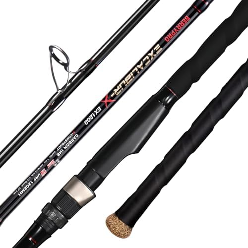 BERRYPRO Surf Spinning Rod Carbon Fiber Surf Rod Travel Fishing Rod (9'/10'/11'/12') by BERRYPRO