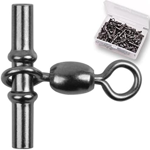 3 Way Swivels Heavy Duty Sleeve Swivel for Deep Drop Rigs Saltwater Tackle by JSHANMEI