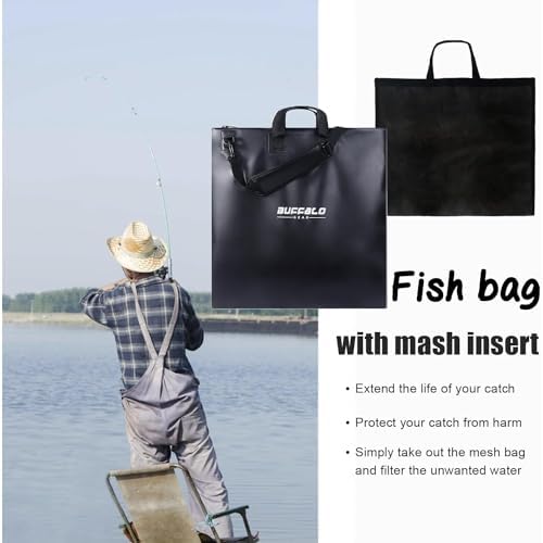 Buffalo Gear Fish Tournament Weigh in Bag for Bass Fishing, Heavy Duty Fish Bag for Caught Fish Waterproof,Leakproof,Puncture Resistant - Image 5