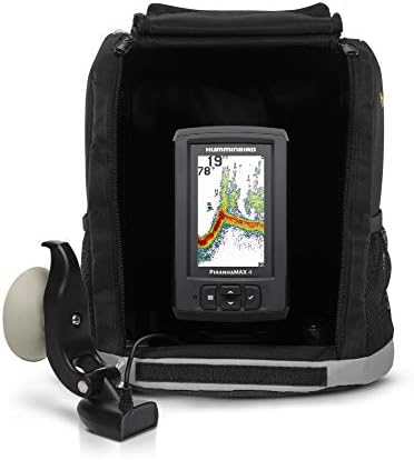 Humminbird PiranhaMAX 4 Fish Finder with Transducer, Dual Beam Sonar, Portable Carrying Case - Image 2