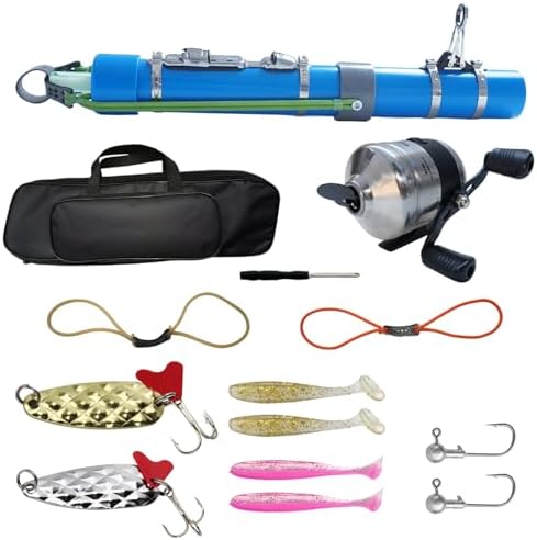 Catapult Fishing Rod, Heavy-Duty Durable Slingshot Fishing Pole for Freshwater & Saltwater, Portable Travel Lure Launcher, Great Outdoor for Anglers, by KingKatch