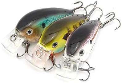 Crankbait for Bass Fishing inches Shallow Diving Crank Bait Square Bill Cranking Fishing Lures by Unknown