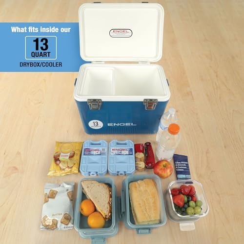 ENGEL 13qt Leak-Proof, Air Tight, Drybox Cooler and Small Hard Shell Lunchbox for Men and Women - Image 4