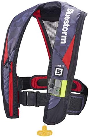 BLUESTORM Atmos 40 Automatic/Manual Inflatable PFD Life Jacket for Adults | US Coast Guard (USCG) Approved Life Vest by Bluestorm