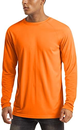 MAGCOMSEN Men's Long Sleeve Shirts UPF 50+ UV Sun Protection Athletic Shirts for Hiking Running Workout Rash Guard by MAGCOMSEN