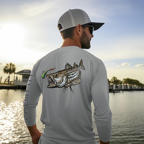 Palmyth Fishing Shirts for Men Long Sleeve UPF 50+ T Shirt Sun Protection - Image 3