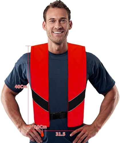 Manual Inflatable Life Jacket|Life Vest for Adults|PFD Low Profile|Supports up to 330 lbs(YSH700) - Image 4