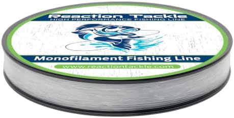Reaction Tackle Monofilament Fishing Line, Pro Grade Nylon Mono Line by ReactionTackle