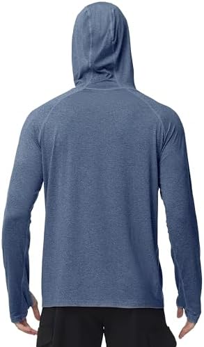 Roadbox Men's UPF 50+ Fishing Shirts, Long Sleeve UV Sun Protection Hoodie - Image 3
