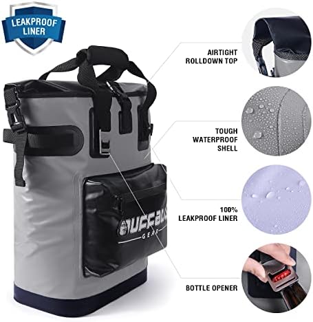 Buffalo Gear Cooler Backpack18L,30L Leakproof Camping Backpack Cooler Insulated Cooler for Picnic Beach Hiking Park Fishing - Image 3