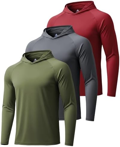 ZITY Men's Lightweight Pullover Hoodie UPF 50+ Fishing Shirts Sweatshirt by ZITY