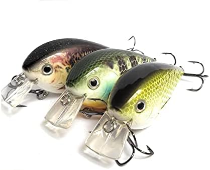 Crankbait for Bass Fishing inches Shallow Diving Crank Bait Square Bill Cranking Fishing Lures by Unknown