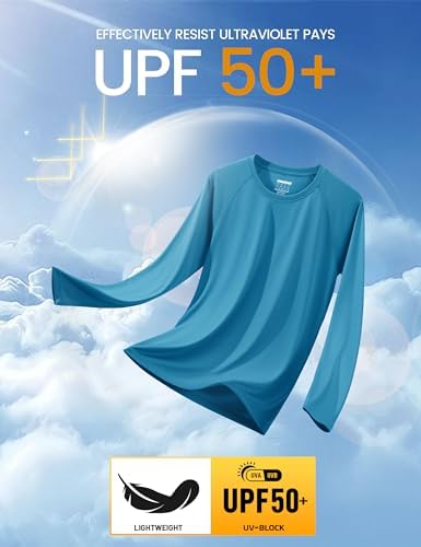MAGCOMSEN Men's Long Sleeve Shirts UPF 50+ UV Sun Protection Athletic Shirts for Hiking Running Workout Rash Guard - Image 3