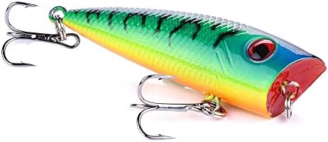 Popper Fishing Lures Topwater Hard Baits Swimbait with Treble Hook - Image 6