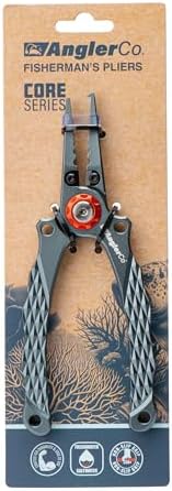 Core Series Fisherman’s Pliers – Professional Aluminum Fishing Pliers with Stainless Steel Line Cutters, Diamond-Textured Grip & Split Ring Tool for Saltwater or Freshwater - Image 6
