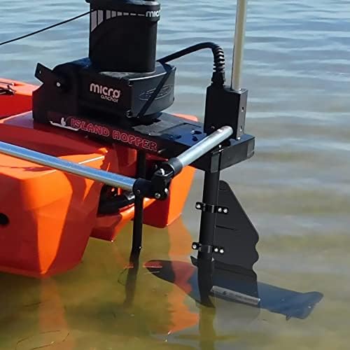 [New Generation] Trolling Motor Accessories, haoguo Paddle Boat Parts, Fits for Most 24-55 Thrust Trolling Motors, Exterior Corrugated Design Effectively Reduces Water Flow Resistance - Image 5