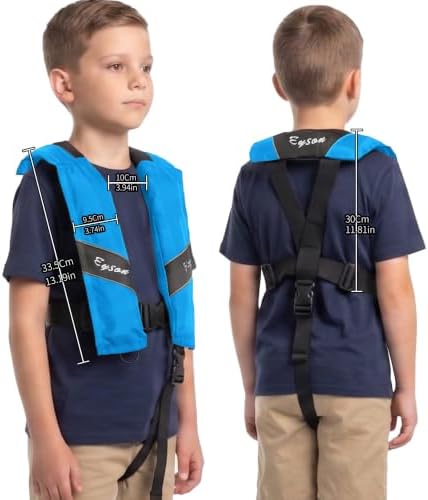 Automatic Inflatable Life Jacket, Preserver PFD for Kids,Life Vest for Kid,Supports Weight up to 160 pounds(YSH725) - Image 7