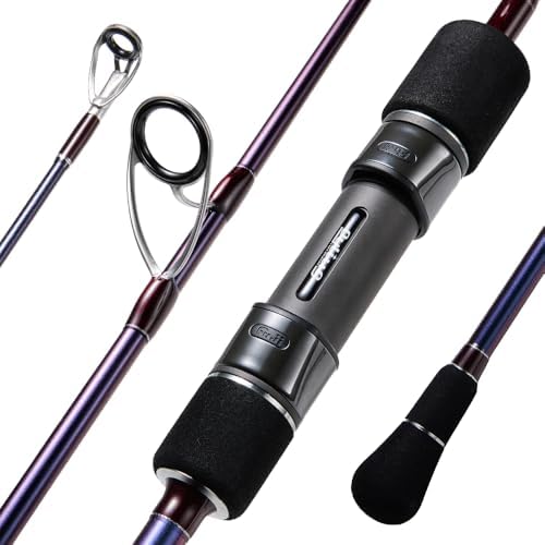 Saltwater Fishing Rod - 2-Piece Slow Jigging Rod with Fuji Guides & Toray Carbon Fiber,Split Rear High EVA Handle,Spinning/Casting Reel Compatible for Offshore & Deep Sea Fishing by DOVIELLO