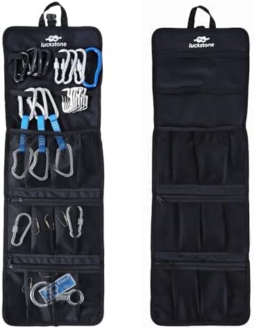 Lixada Climbing Quickdraw Hanging Storage Bag Climbing Gear Organizer Bag Small Tools Organizer Pouch by WelconetoLixada