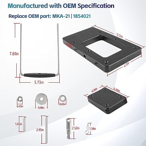 For Minn Kota 1854021 Quick Release Bracket MKA-21 fits Ulterra, Terrova, Deckhand 40, PowerDrive, PowerDrive V2 /Pontoon Trolling Motors, For Minn Kota Trolling Motor Mounting Bracket - Image 7