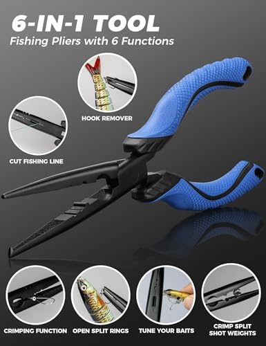 Fish Gripper 9.2",Fishing Pliers,Fishing Tool Kit - Image 6