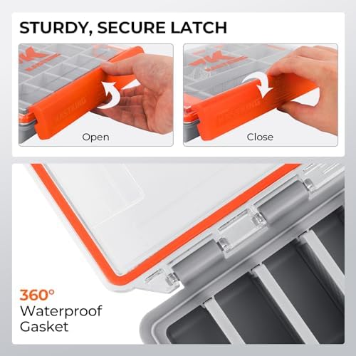KastKing HyperSeal Waterproof Tackle Box, 3600 and 3700 Tackle Trays - Image 5