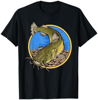 Flathead Catfish Fishing T-Shirt by Hunting+%26+Fishing+Merch