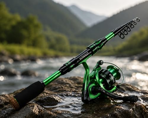TORVEX Telescopic Fishing Rod,Travel Spinning Rod with Ceramic Guides, Stainless Steel Reel Seat, EVA Handle, Portable Collapsible for Bass Trout Catfish, Freshwater Saltwater, 6-9FT - Image 7