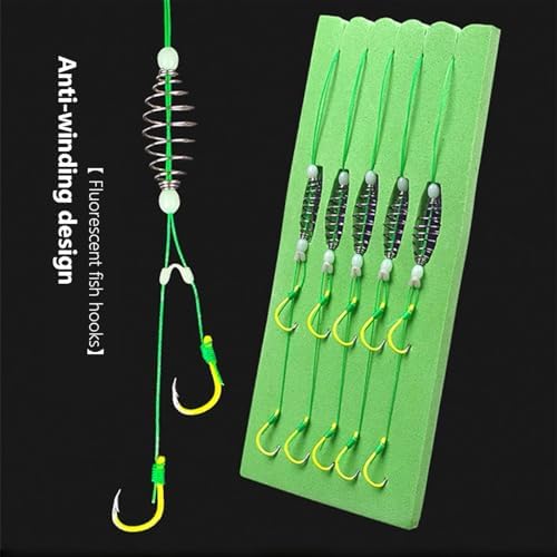 Dyxssm Spring Bait Cage Trap Fishing Hooks, Drum Spring Feeder Carp Fishing Baits Hook - Image 6