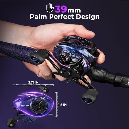 KastKing Royale Legend Pro Baitcasting Fishing Reels with 8.0:1 Gear Ratio - Image 6