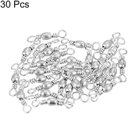 PATIKIL Fishing Barrel Swivels Carbon Steel Terminal Tackle - Image 3