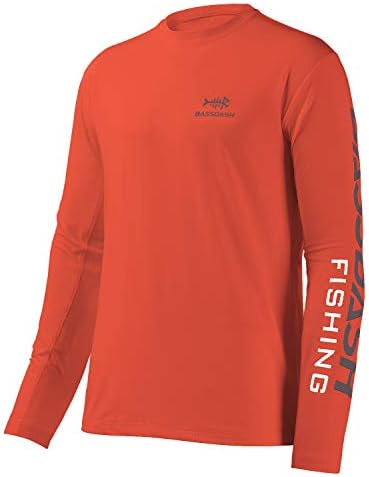 BASSDASH Fishing T Shirts for Men UV Sun Protection UPF 50+ Long Sleeve Tee T-Shirt by Bassdash