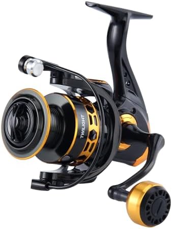 HAUT TON Dolphin Spinning Reel, 5+1BB Saltwater Fishing Reels by HAUTTON
