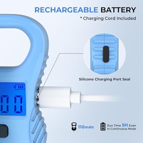Calamus Lightweight USB Charging Fish Scale,Blue Combo - Image 4